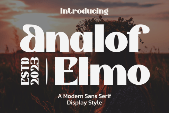 Analof Elmo: A Modern Display Font That Commands Attention