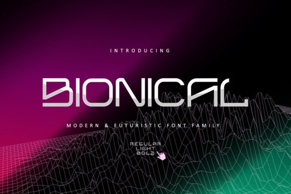 Bionical: A Futuristic Display Font That Elevates Your Brand