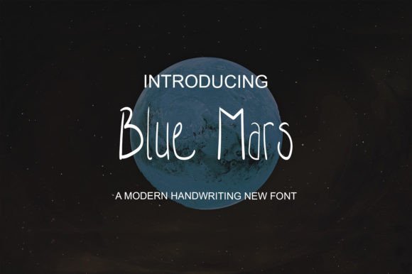 Blue Mars: A Display Font That Feels Like Sunlight on Water