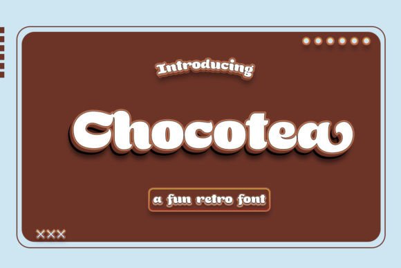 Chocotea: A Playful Display Font for Warm, Authentic Editorial Moments