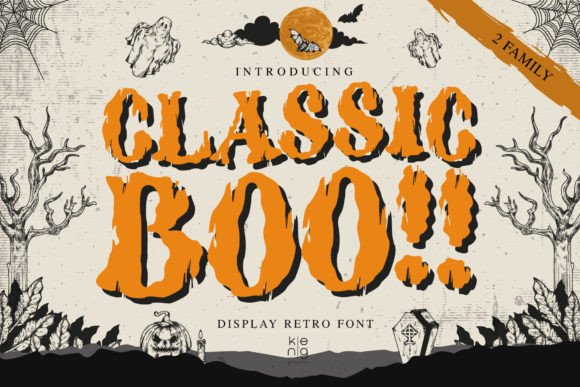 Classic Boo: A Retro Display Font That Elevates Small Business Branding