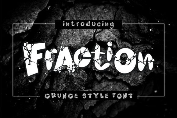 Fraction: A Display Font That Breaks With Purpose
