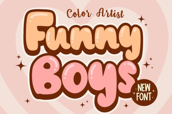 Funny Boys: A Playful Display Font for Editorial Charm