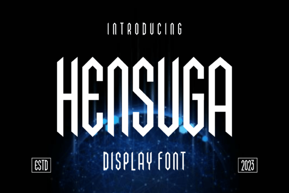 Hensuga: A Display Font That Elevates Real Branding Work