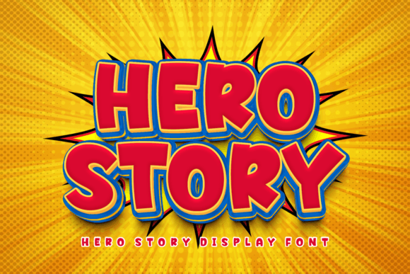 Hero Story: A Display Font That Commands Attention