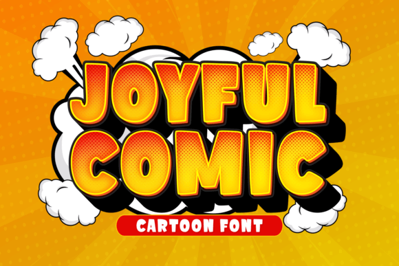 Joyful Comic: A Playful Display Font for Handmade Brands