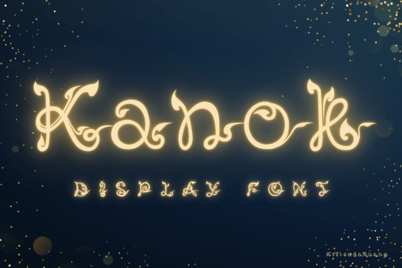 Kanok: A Thai-Inspired Display Font for Digital Elegance