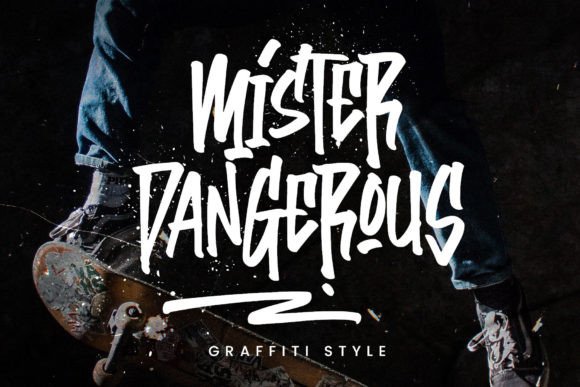 Mister Dangerous: A Bold Display Font for Small Business Branding