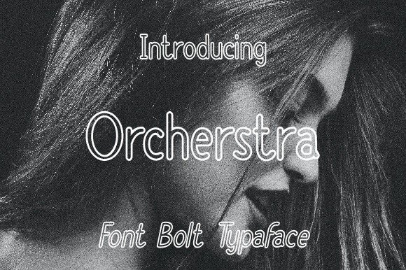Orchestra Font: A Handwritten Display Typeface for Crafters