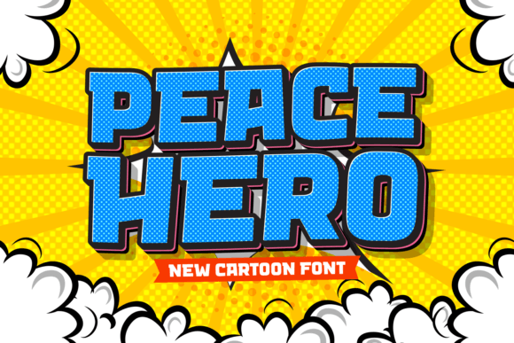 Peace Hero: A Bold Display Font for Digital Impact