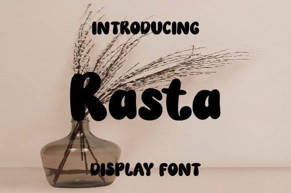 Rasta Font: A Playful Display Typeface for Digital Branding