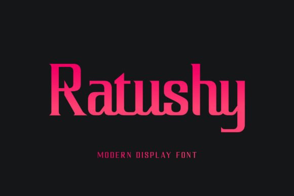 Ratushy: A Thoughtful Display Font for Editorial Moments