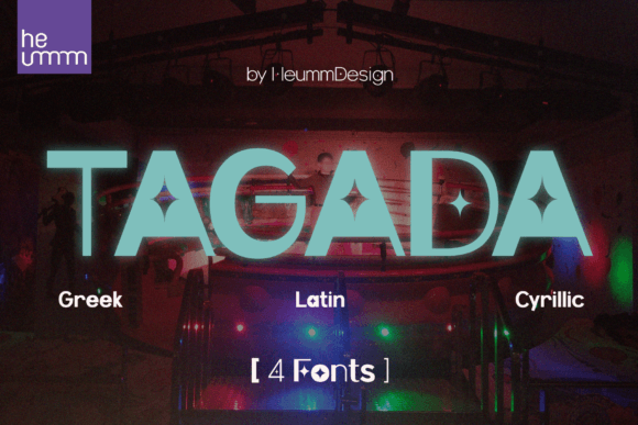 Tagada: A Bouncy, Memorable Display Font for Small Business Branding