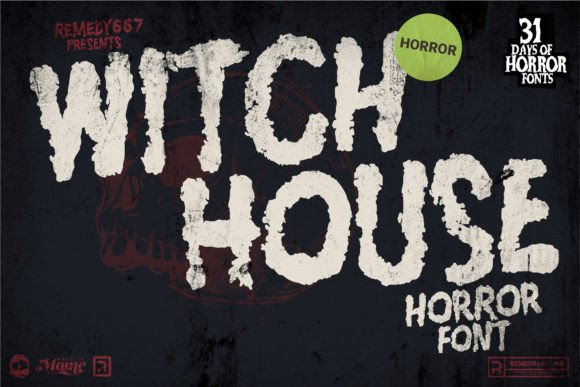 Witch House: A Bold Display Font for Memorable Brand Identities